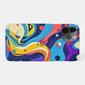Kosmische ritmekunst Case-Mate iPhone case (Achterkant (horizontaal))