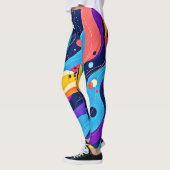 Kosmische ritmekunst leggings (Links)