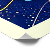 Kosmische ritmekunst poster (Hoek)