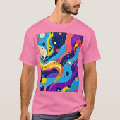Kosmische ritmekunst t-shirt (Voorkant)