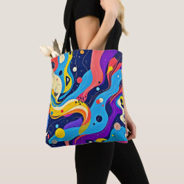 Kosmische ritmekunst tote bag