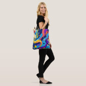 Kosmische ritmekunst tote bag (Op model)