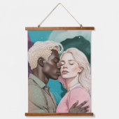 kosmische Romance Hangend Wandkleed (Voorkant)