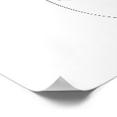 Kosmische Roos Poster (Hoek)