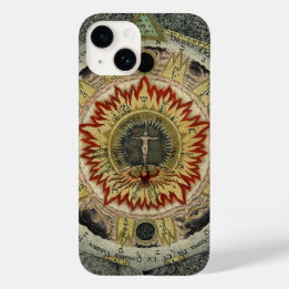 Kosmische Roos Tetragrammaton Mandala Case-Mate iPhone Case