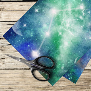 kosmische ruimte en constellatie tissuepapier