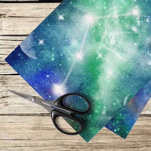 kosmische ruimte en constellatie tissuepapier
