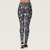 Kosmische ruimte man vos kat sterren patroon leggings (Achterkant)