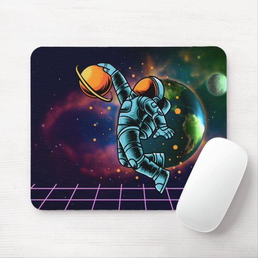 Kosmische ruimte muismat (Met muis)