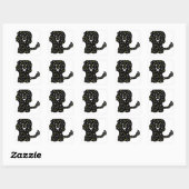 Kosmische ruimte sterren Leeuw Vierkante Sticker (Vel)