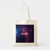 kosmische ruimtesterren en nebula op maat tote bag (Voorkant)