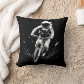 Kosmische Ruimtevaarder Fietstocht Ruimte Avontuur Kussen (Deken)