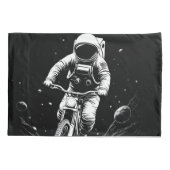 Kosmische Ruimtevaarder Fietstocht Ruimte Avontuur Kussensloop (Achterkant)