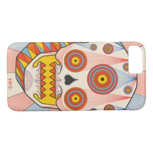 kosmische schedel Case-Mate iPhone case (Achterkant (Horizontaal))