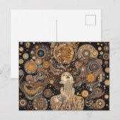 "Kosmische schepping" Briefkaart (Voorkant / Achterkant)