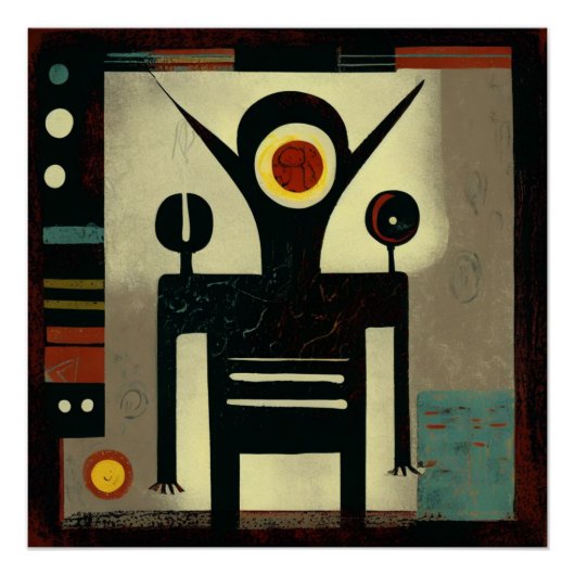 kosmische schildwacht perfect poster (Voorkant)