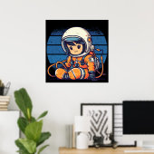 Kosmische Schoonheid Poster (Thuiskantoor)