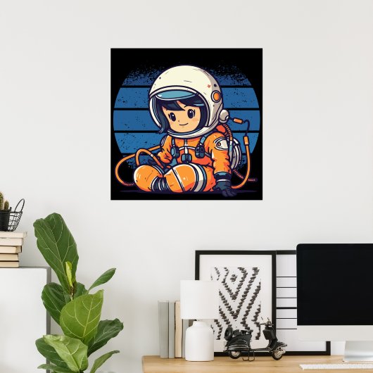 Kosmische Schoonheid Poster (Thuiskantoor)