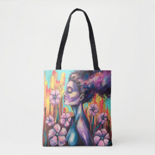 kosmische schoonheid tote bag