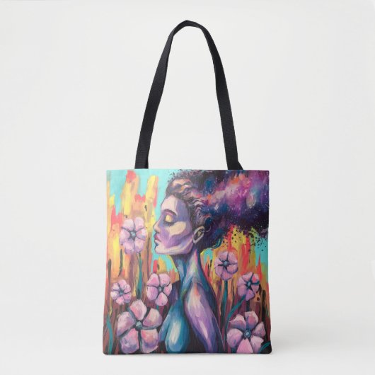 kosmische schoonheid tote bag (Voorkant)