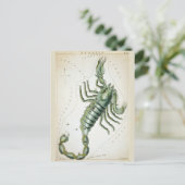 Kosmische Schorpioendierenriem Briefkaart (Staand voorkant)