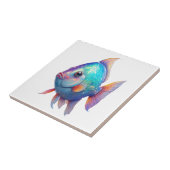 Kosmische schubben Vis Tegeltje (Zijkant)