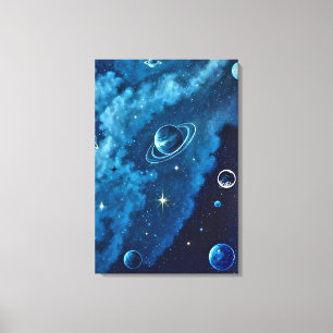 Kosmische Sereniteit Canvas Afdruk