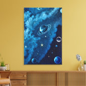 Kosmische Sereniteit Canvas Afdruk (Insitu (Woonkamer))