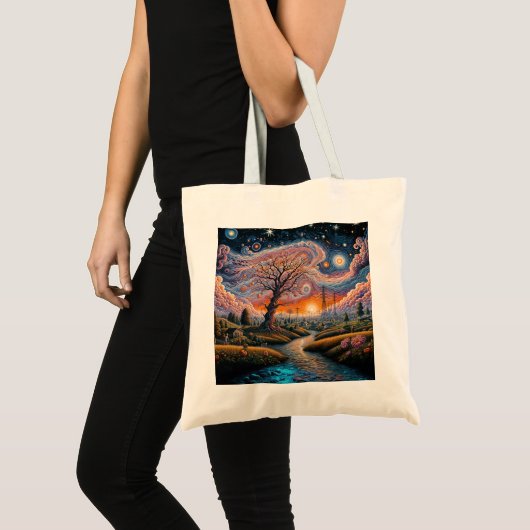 "Kosmische sereniteit" Tote Bag (Voorkant (product))