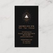 *~* kosmische Shaman Sacred Geometry Mystical Alch Visitekaartje (Achterkant)