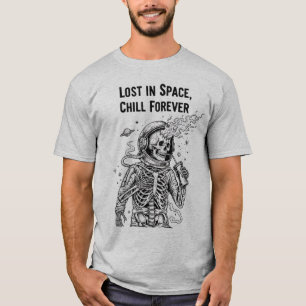 Kosmische Skelet Astronaut Drinkend Frisdrank   Do T-shirt