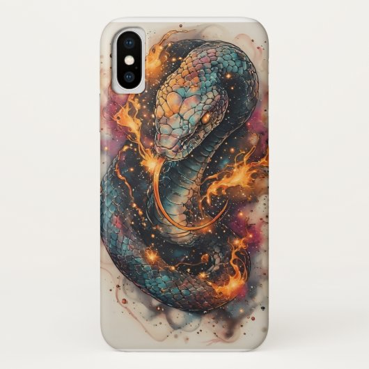 Kosmische Slang Met Uitgestrekt Heelal Case-Mate iPhone Case (Achterkant)