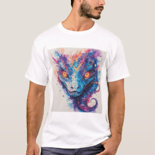 🐍 Kosmische Slang Schitterende Schubben Ruimte Gr T-shirt