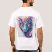 🐍 Kosmische Slang Schitterende Schubben Ruimte Gr T-shirt (Achterkant)