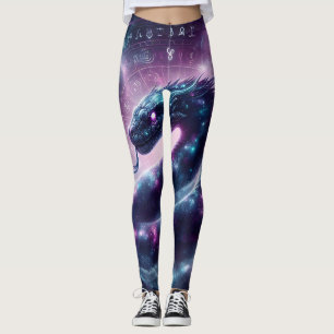 Kosmische Slang Zodiac Galactische Astrologie Leggings