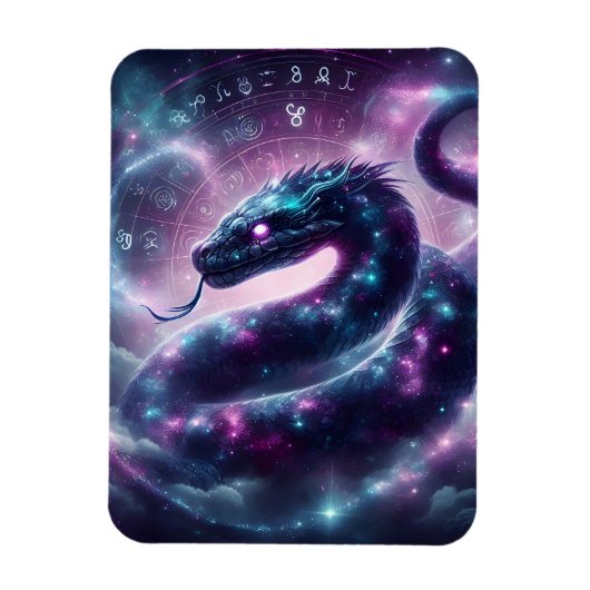Kosmische Slang Zodiac Galactische Astrologie Magneet (Verticaal)