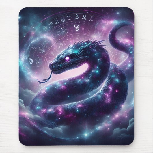 Kosmische Slang Zodiac Galactische Astrologie Muismat (Voorkant)