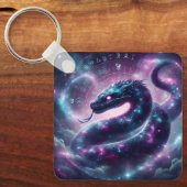 Kosmische Slang Zodiac Galactische Astrologie Sleutelhanger (Voorkant)