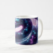 Kosmische Slang Zodiac Galaxy Astrologie Koffiemok (Voorkant rechts)