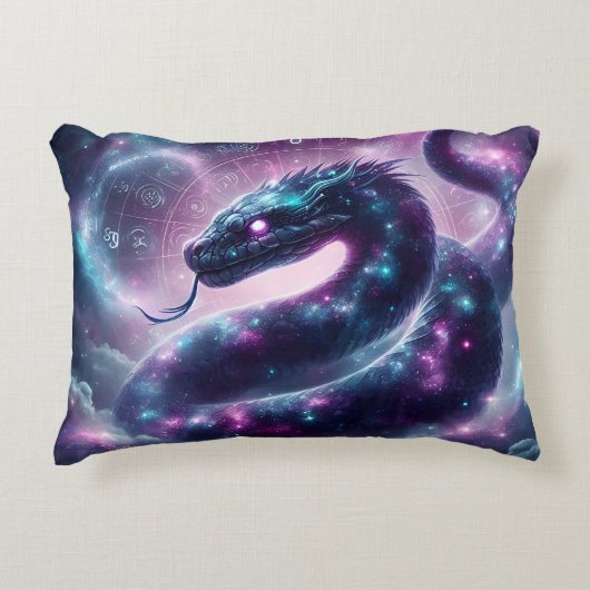 Kosmische Slang Zodiac Stelsel Astrologie Accent Kussen (Voorkant)