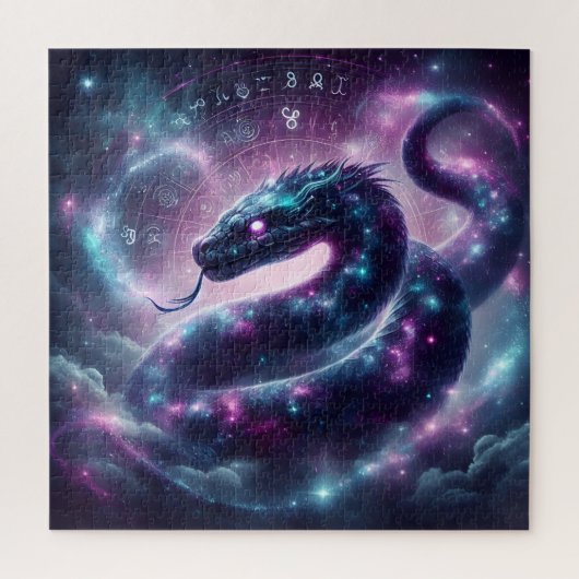 Kosmische Slang Zodiac Sterrenstelsel Astrologie Legpuzzel (Verticaal)