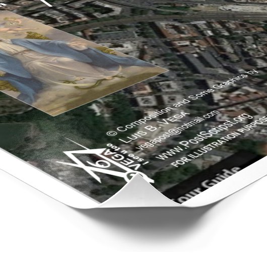 Kosmische Sleutel - Chi Rho Perfect Poster (Hoek)