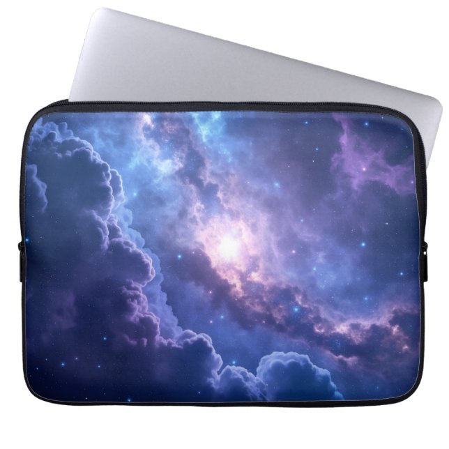 kosmische sluiernevel laptop sleeve (Voorkant)