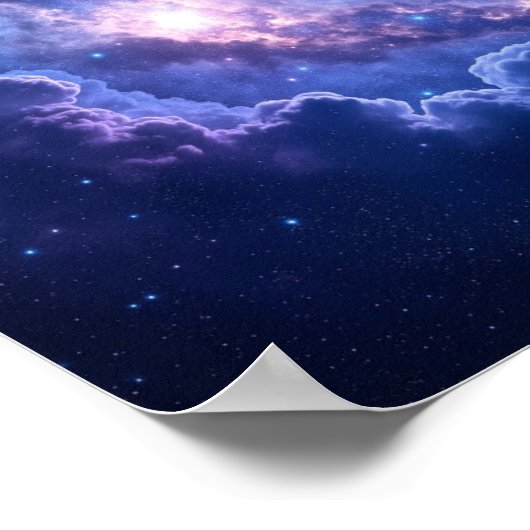 kosmische sluiernevel poster (Hoek)