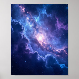 kosmische sluiernevel poster