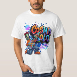 Kosmische Solo Buitenaardse Gitarist Ruimtemuziek  T-shirt