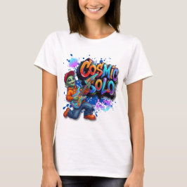 Kosmische Solo Buitenaardse Gitarist Ruimtemuziek  T-shirt