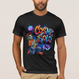 Kosmische Solo Buitenaardse Gitarist Ruimtemuziek  T-shirt