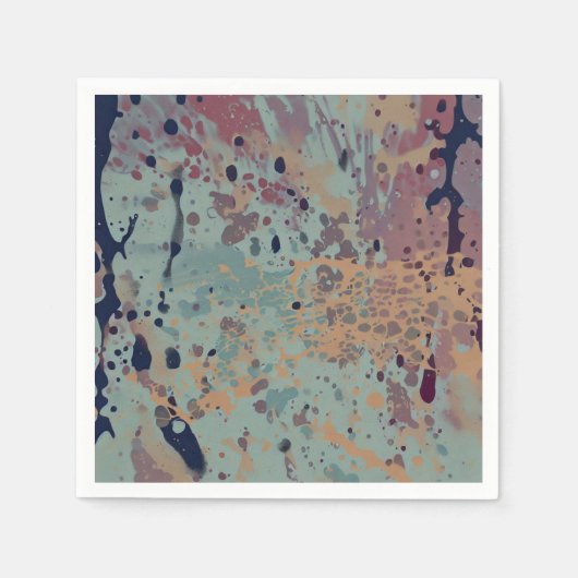 Kosmische spatten servet (Voorkant)