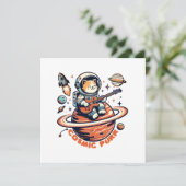 Kosmische Spin - Astro Gitarist Kat (Staand voorkant)